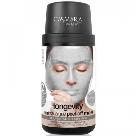Casmara Longevity Algea Peel Off Mask Kit – alginatinė veido kaukė, skaistinanti ir atkurianti veido odą, 2 kartams