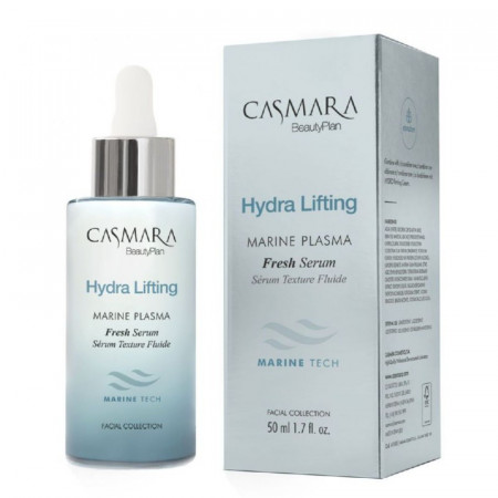 Casmara Hydra Lifting Marine Plasma Fresh Serum – stangrinantis veido serumas, tinka brandžiai, išsausėjusiai veido odai 50 ml