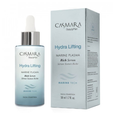 Casmara Hydra Lifting Rich Serum – stangrinantis veido serumas, tinka BRANDŽIAI, SAUSAI IR YPAČ SAUSAI VEIDO ODAI, 50 ml