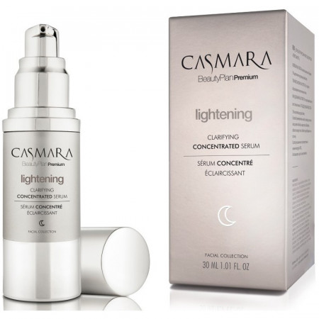 Casmara Lightening Clarifying Concentrated Serum – veido odą skaistinantis ir odos senėjimą stabdantis, koncentruotas serumas, 30 ml