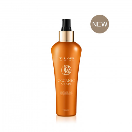 T-LAB Professional Organic Shape Multi-Care Fluid – Garbanotų ar sunkiai suvaldomų plaukų daugiafunkcinis fluidas 150ml