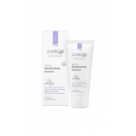 ZARQA MAITINAMASIS NAKTINIS VEIDO KREMAS, 50 ml     
