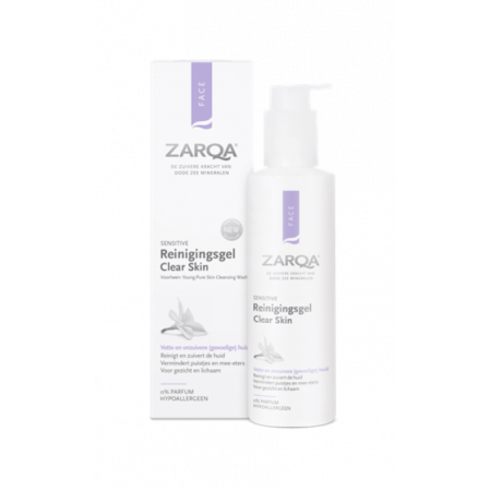 ZARQA CLEAR SKIN PRAUSIKLIS Į AKNĘ LINKUSIAI ODAI, 200 ml