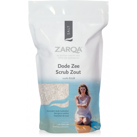 ZARQA NEGYVOSIOS JŪROS ŠVEIČIAMOJI DRUSKA, 500 g