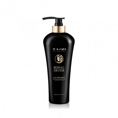 T-LAB Professional Royal Detox DUO Treatment – Royal detoksikuojantis kondicionierius-kaukė 300ml